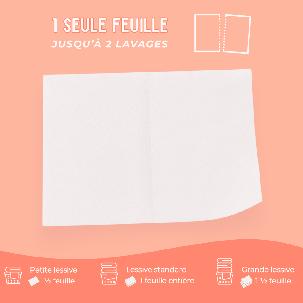 Feuilles de lessive