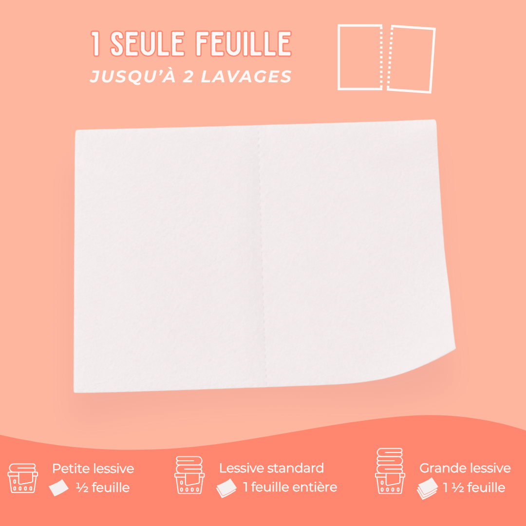 Feuilles de lessive